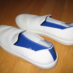 Rothy's Bright White Original Slip On Sneakers